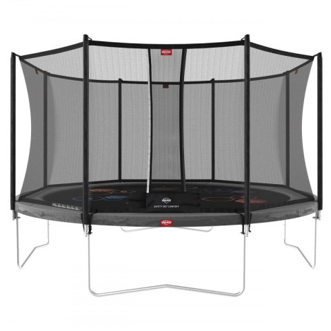 BERG Trampolina Favorit Gray 430 cm + Siatka Bezpieczeństwa Comfort + Gra Zręcznościowo Logiczna LEVELS BERG Trampolina Favorit Gray 430 cm + Siatka Bezpieczeństwa Comfort + Gra Zręcznościowo Logiczna LEVELS