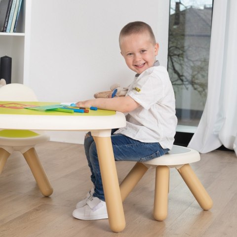 SMOBY Taboret Krzesełko Ogrodowe Do Pokoju Brązowe SMOBY Taboret Krzesełko Ogrodowe Do Pokoju Brązowe