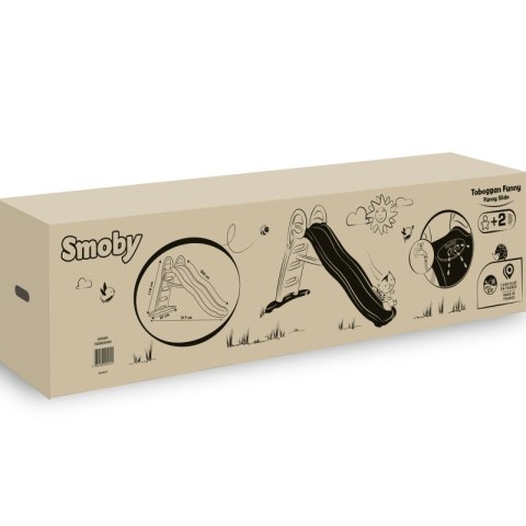 SMOBY Zjeżdżalnia Fala Funny II Ślizg Wodny 200 cm SMOBY Zjeżdżalnia Fala Funny II Ślizg Wodny 200 cm