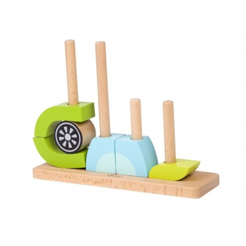 CLASSIC WORLD Kreatywne Drewniane Klocki Przestrzenne 3D Sowa CLASSIC WORLD Kreatywne Drewniane Klocki Przestrzenne 3D Sowa