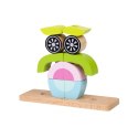 CLASSIC WORLD Kreatywne Drewniane Klocki Przestrzenne 3D Sowa