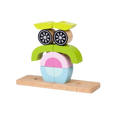 CLASSIC WORLD Kreatywne Drewniane Klocki Przestrzenne 3D Sowa CLASSIC WORLD Kreatywne Drewniane Klocki Przestrzenne 3D Sowa
