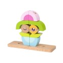 CLASSIC WORLD Kreatywne Drewniane Klocki Przestrzenne 3D Sowa