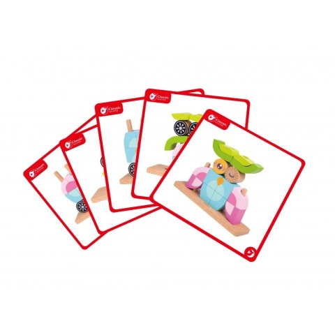 CLASSIC WORLD Kreatywne Drewniane Klocki Przestrzenne 3D Sowa CLASSIC WORLD Kreatywne Drewniane Klocki Przestrzenne 3D Sowa