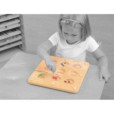 MASTERKIDZ Co Przyciągnie Magnes Edukacyjna Gra Tabliczka Montessori MASTERKIDZ Co Przyciągnie Magnes Edukacyjna Gra Tabliczka Montessori