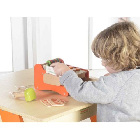 MASTERKIDZ Drewniany Wózek Sklepowy Na Zakupy MASTERKIDZ Drewniany Wózek Sklepowy Na Zakupy