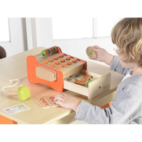 MASTERKIDZ Drewniany Wózek Sklepowy Na Zakupy MASTERKIDZ Drewniany Wózek Sklepowy Na Zakupy