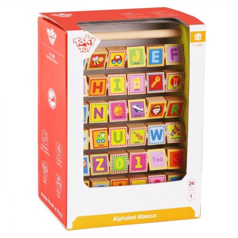 TOOKY TOY Alfabet Nauka Liter Cyfr Liczb Słów ABACUS TOOKY TOY Alfabet Nauka Liter Cyfr Liczb Słów ABACUS