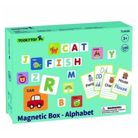 TOOKY TOY Układanka Puzzle Montessori Alfabet dla Dzieci Nauka Literek Pisania 151 el. TOOKY TOY Układanka Puzzle Montessori Alfabet dla Dzieci Nauka Literek Pisania 151 el.