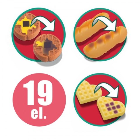 WOOPIE Zestaw XXL Restauracja Kawiarnia Jedzenie Słodycze 19 el. WOOPIE Zestaw XXL Restauracja Kawiarnia Jedzenie Słodycze 19 el.