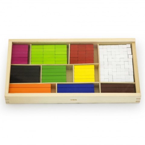 VIGA Drewniane Patyczki Edukacyjne Matematyczne Klocki Cuisenaire'a VIGA Drewniane Patyczki Edukacyjne Matematyczne Klocki Cuisenaire'a