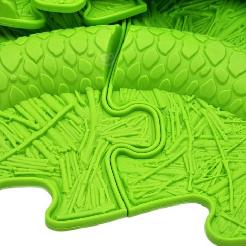 WOOPIE Mata Sensoryczna Ortopedyczna Puzzle Wąż Zielony 6 el. WOOPIE Mata Sensoryczna Ortopedyczna Puzzle Wąż Zielony 6 el.