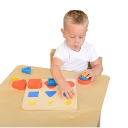 MASTERKIDZ Sorter Kształtów Klocki Geometryczne Montessori