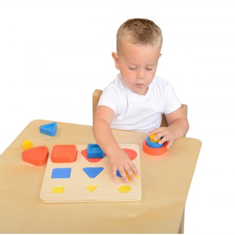 MASTERKIDZ Sorter Kształtów Klocki Geometryczne Montessori MASTERKIDZ Sorter Kształtów Klocki Geometryczne Montessori