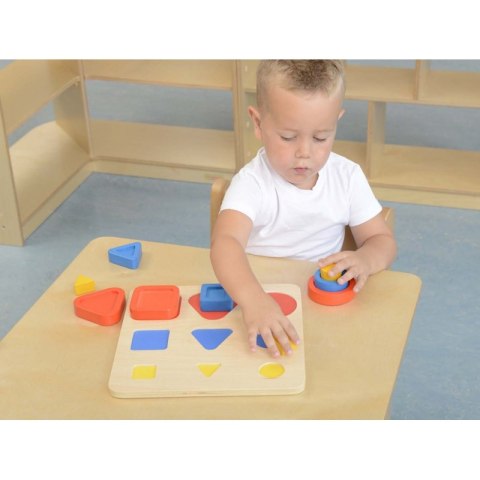 MASTERKIDZ Sorter Kształtów Klocki Geometryczne Montessori MASTERKIDZ Sorter Kształtów Klocki Geometryczne Montessori