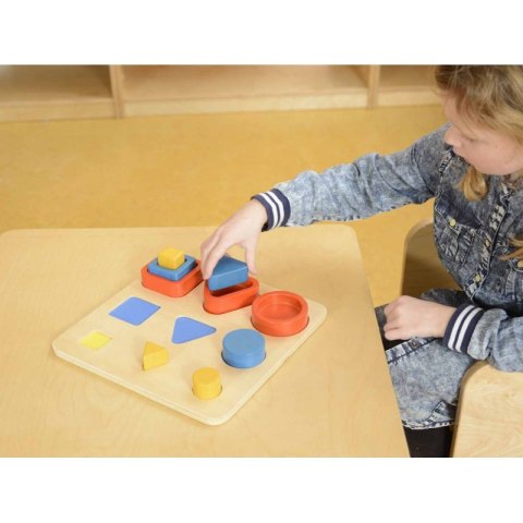 MASTERKIDZ Sorter Kształtów Klocki Geometryczne Montessori MASTERKIDZ Sorter Kształtów Klocki Geometryczne Montessori