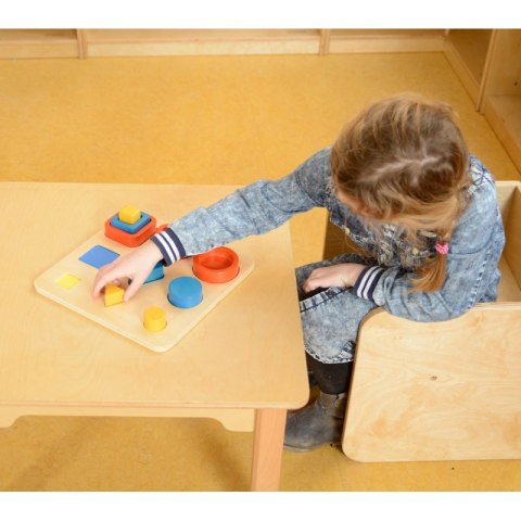 MASTERKIDZ Sorter Kształtów Klocki Geometryczne Montessori MASTERKIDZ Sorter Kształtów Klocki Geometryczne Montessori
