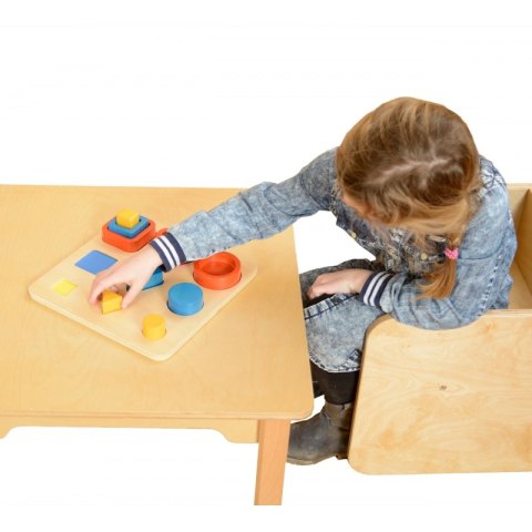 MASTERKIDZ Sorter Kształtów Klocki Geometryczne Montessori MASTERKIDZ Sorter Kształtów Klocki Geometryczne Montessori