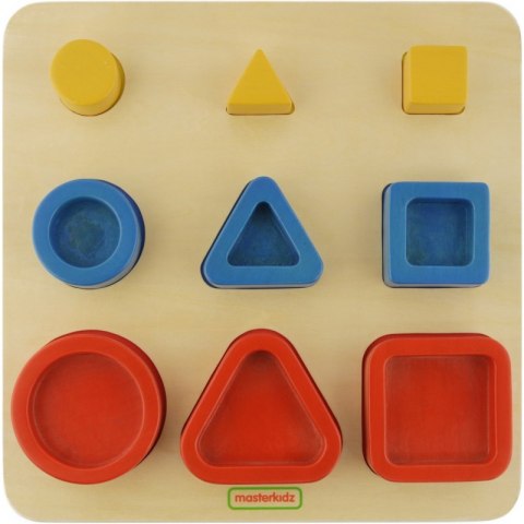 MASTERKIDZ Sorter Kształtów Klocki Geometryczne Montessori MASTERKIDZ Sorter Kształtów Klocki Geometryczne Montessori