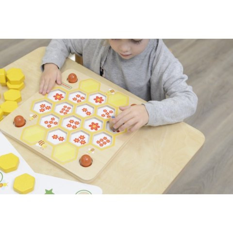 MASTERKIDZ Tablica Edukacyjna Gra Nauka Pamięci Ul i Pszczoły Montessori MASTERKIDZ Tablica Edukacyjna Gra Nauka Pamięci Ul i Pszczoły Montessori