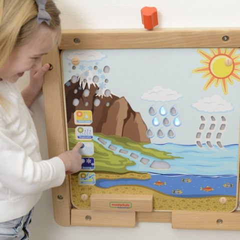 MASTERKIDZ Tablica Edukacyjna Obieg Wody Montessori MASTERKIDZ Tablica Edukacyjna Obieg Wody Montessori