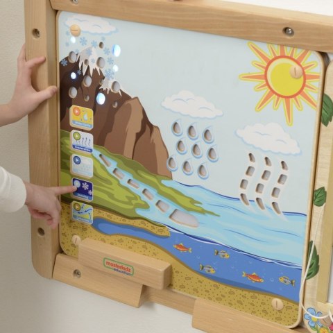 MASTERKIDZ Tablica Edukacyjna Obieg Wody Montessori MASTERKIDZ Tablica Edukacyjna Obieg Wody Montessori