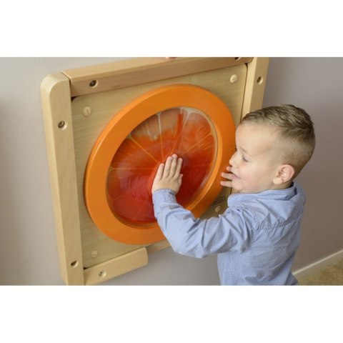 MASTERKIDZ Tablica Edukacyjna Sensoryczna Pomarańcza MASTERKIDZ Tablica Edukacyjna Sensoryczna Pomarańcza