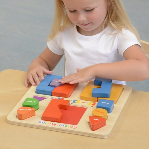 MASTERKIDZ Tablica Edukacyjna Układanka Łączenie Mieszanie Kolorów Montessori MASTERKIDZ Tablica Edukacyjna Układanka Łączenie Mieszanie Kolorów Montessori