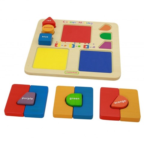 MASTERKIDZ Tablica Edukacyjna Układanka Łączenie Mieszanie Kolorów Montessori MASTERKIDZ Tablica Edukacyjna Układanka Łączenie Mieszanie Kolorów Montessori