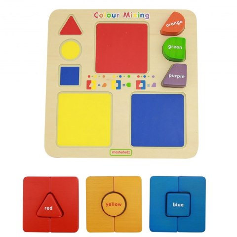 MASTERKIDZ Tablica Edukacyjna Układanka Łączenie Mieszanie Kolorów Montessori MASTERKIDZ Tablica Edukacyjna Układanka Łączenie Mieszanie Kolorów Montessori
