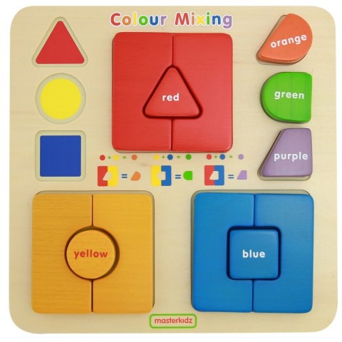 MASTERKIDZ Tablica Edukacyjna Układanka Łączenie Mieszanie Kolorów Montessori MASTERKIDZ Tablica Edukacyjna Układanka Łączenie Mieszanie Kolorów Montessori
