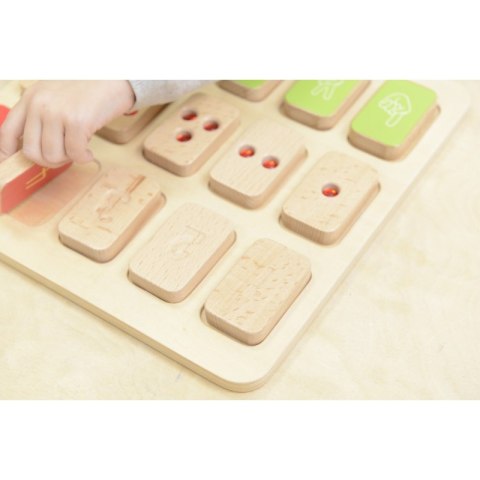 MASTERKIDZ Tablica Edukacyjna Układanka Nauka Liczenia Montessori MASTERKIDZ Tablica Edukacyjna Układanka Nauka Liczenia Montessori