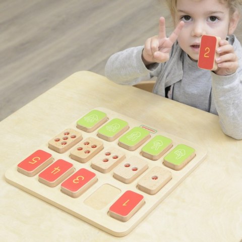 MASTERKIDZ Tablica Edukacyjna Układanka Nauka Liczenia Montessori MASTERKIDZ Tablica Edukacyjna Układanka Nauka Liczenia Montessori