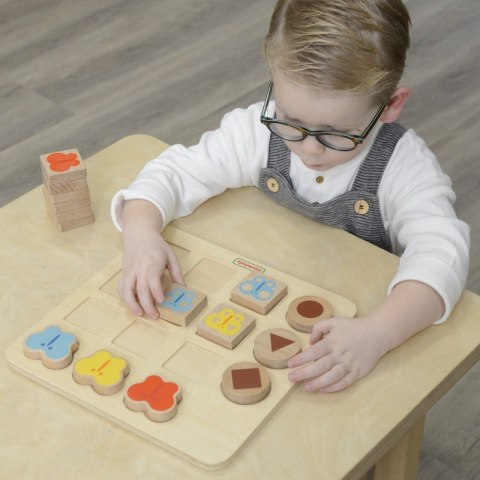 MASTERKIDZ Układanka Dopasowanie Kolorów i Wzorów Montessori MASTERKIDZ Układanka Dopasowanie Kolorów i Wzorów Montessori