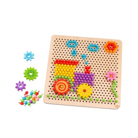 TOOKY TOY Mozaika Montessori Układanka z Pinezkami Wpinaczka 88 el. TOOKY TOY Mozaika Montessori Układanka z Pinezkami Wpinaczka 88 el.