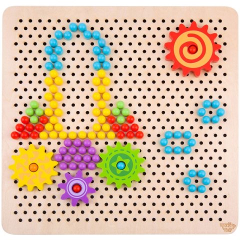 TOOKY TOY Mozaika Montessori Układanka z Pinezkami Wpinaczka 88 el. TOOKY TOY Mozaika Montessori Układanka z Pinezkami Wpinaczka 88 el.