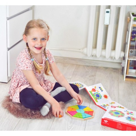 TOOKY TOY Puzzle Ośmiokątne Drewniana Mozaika Edukacyjna (73el.) TOOKY TOY Puzzle Ośmiokątne Drewniana Mozaika Edukacyjna (73el.)