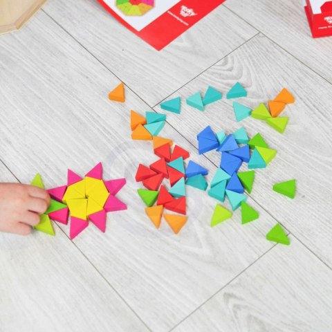 TOOKY TOY Puzzle Ośmiokątne Drewniana Mozaika Edukacyjna (73el.) TOOKY TOY Puzzle Ośmiokątne Drewniana Mozaika Edukacyjna (73el.)