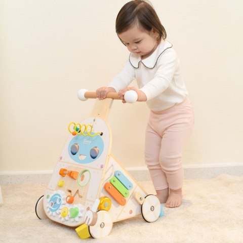 CLASSIC WORLD Chodzik Pchacz 4w1 Robot Walker dla Dzieci Ksylofon Lustro Sorter CLASSIC WORLD Chodzik Pchacz 4w1 Robot Walker dla Dzieci Ksylofon Lustro Sorter