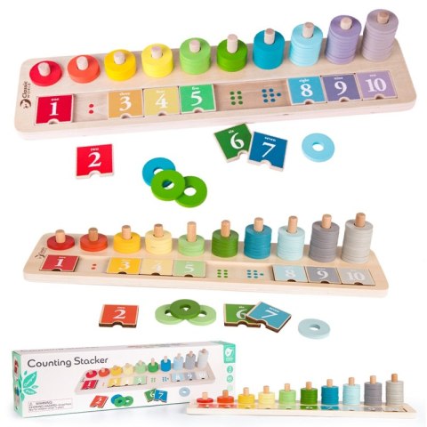 CLASSIC WORLD Układanka MONTESSORI Klocki Nauka Liczenia i Kolorów dla Dzieci 66 el. CLASSIC WORLD Układanka MONTESSORI Klocki Nauka Liczenia i Kolorów dla Dzieci 66 el.