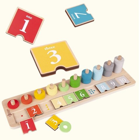 CLASSIC WORLD Układanka MONTESSORI Klocki Nauka Liczenia i Kolorów dla Dzieci 66 el. CLASSIC WORLD Układanka MONTESSORI Klocki Nauka Liczenia i Kolorów dla Dzieci 66 el.