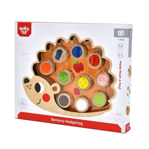 TOOKY TOY Drewniana Układanka Jeż Nauka Kształtów Kolorów Liczb TOOKY TOY Drewniana Układanka Jeż Nauka Kształtów Kolorów Liczb