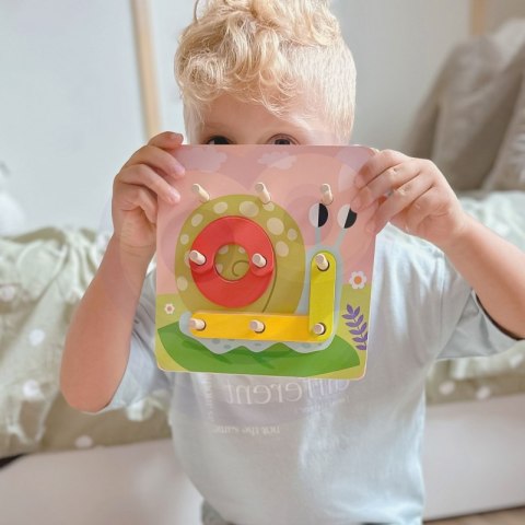 TOOKY TOY Drewniana Układanka Klocki Kołki Wzory Zwierząt do Odtworzenia Certyfikat FSC TOOKY TOY Drewniana Układanka Klocki Kołki Wzory Zwierząt do Odtworzenia Certyfikat FSC
