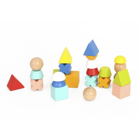 TOOKY TOY Drewniane Klocki Układanka Gra 24 Wzory 36 el. TOOKY TOY Drewniane Klocki Układanka Gra 24 Wzory 36 el.