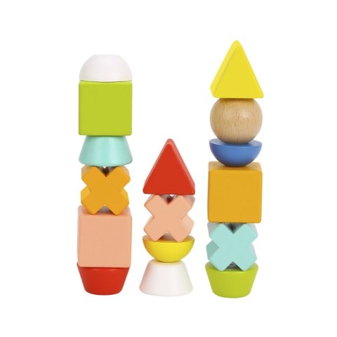 TOOKY TOY Drewniane Klocki Układanka Gra 24 Wzory 36 el. TOOKY TOY Drewniane Klocki Układanka Gra 24 Wzory 36 el.