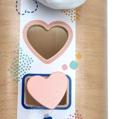 TOOKY TOY Drewniany Sorter Kształtów Krówka Klocki Kształty 6 el. TOOKY TOY Drewniany Sorter Kształtów Krówka Klocki Kształty 6 el.
