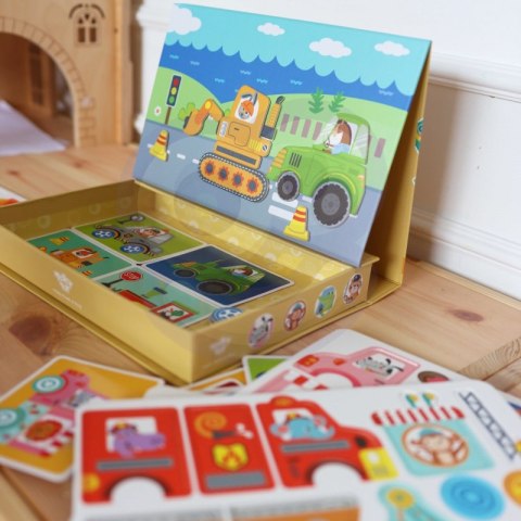 TOOKY TOY Układanka Edukacyjna Montessori Magnetyczne Pudełko dla Dzieci 80 el. TOOKY TOY Układanka Edukacyjna Montessori Magnetyczne Pudełko dla Dzieci 80 el.