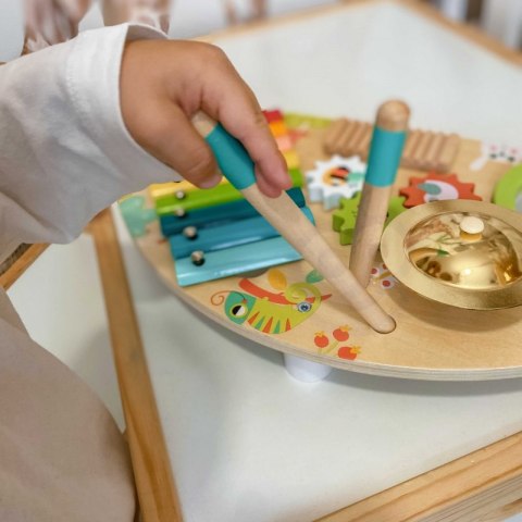 TOOKY TOY Wielofunkcyjny Instrument Centrum Muzyczne Ksylofon Zębatki Tarka Bębenek Talerz Pałeczki TOOKY TOY Wielofunkcyjny Instrument Centrum Muzyczne Ksylofon Zębatki Tarka Bębenek Talerz Pałeczki