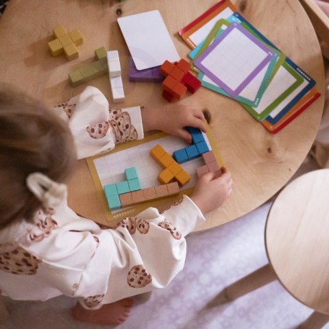 Tooky Toy Układanka Klocki Tetris 10 Poziomów Trudności 22 el. Tooky Toy Układanka Klocki Tetris 10 Poziomów Trudności 22 el.