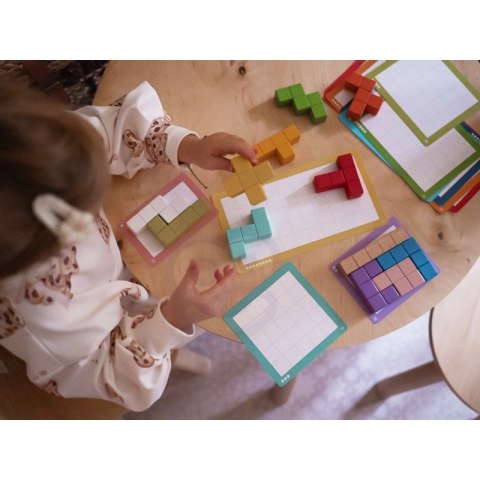 Tooky Toy Układanka Klocki Tetris 10 Poziomów Trudności 22 el. Tooky Toy Układanka Klocki Tetris 10 Poziomów Trudności 22 el.
